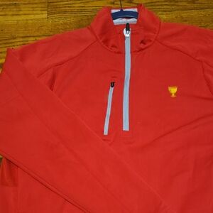 Zero Restrictions President's Cup Team USA 1/4 Zip Golf Pullover  Size XL- FLAW
